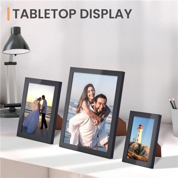 10 Pack Picture Frames Set, Gallery Wall Frame Set for Wall Mounting - Picture 6 of 7